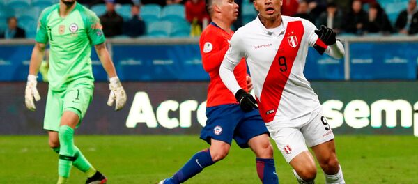 El partido entre Perú y Chile - Sputnik Mundo