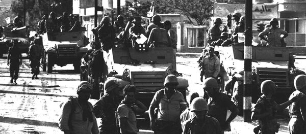 Fuerzas israelíes en Gaza, 7 de junio de 1967 Fuerzas israelíes en Gaza, 7 de junio de 1967 - Sputnik Mundo