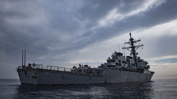 El destructor estadounidense USS Carney  - Sputnik Mundo