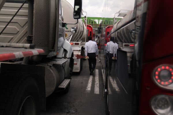 Así es desde adentro la huelga policial que bloquea calles en Ciudad de México (fotos) Así es desde adentro la huelga policial que bloquea calles en Ciudad de México (fotos) - Sputnik Mundo