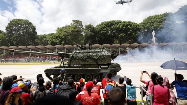 Celebración del 208 aniversario de independencia en Venezuela - Sputnik Mundo