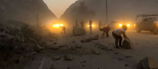 Consecuencias del terremoto en California - Sputnik Mundo