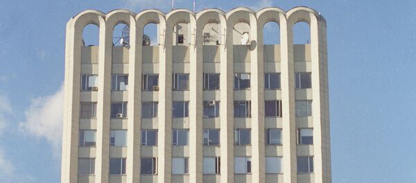 La sede de la televisión georgiana Rustavi 2 (Archivo) - Sputnik Mundo
