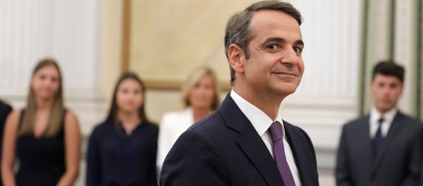 Kyriakos Mitsotakis, líder del partido griego Nueva Democracia Kyriakos Mitsotakis, líder del partido griego Nueva Democracia - Sputnik Mundo
