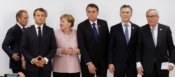 Líderes de la UE y del Mercosur - Sputnik Mundo