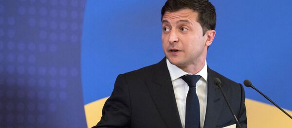 Volodímir Zelenski, presidente de Ucrania - Sputnik Mundo