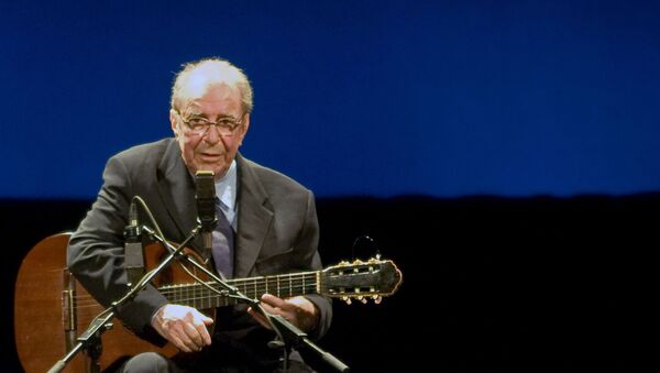 Joao Gilberto, cantante y compositor brasileño  - Sputnik Mundo