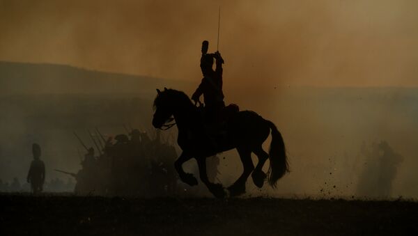 Representación de una batalla en la que participó Napoleón - Sputnik Mundo