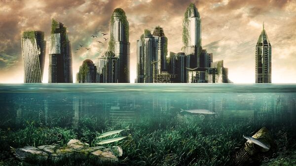 Rascacielos bajo el agua - Sputnik Mundo