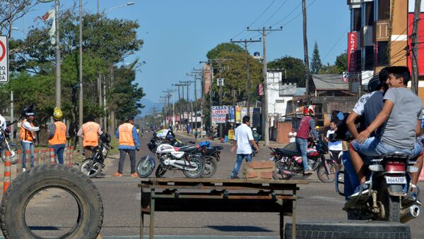 Protestas en Bolivia - Sputnik Mundo