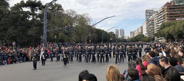 Desfile militar en Argentina por el Día de la Independencia - Sputnik Mundo