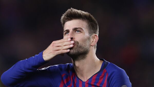 El jugador del Barcelona Gerard Piqué - Sputnik Mundo