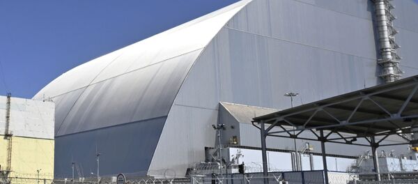 Construcción del nuevo sarcófago de la Central Nuclear de Chernóbil Construcción del nuevo sarcófago de la Central Nuclear de Chernóbil - Sputnik Mundo