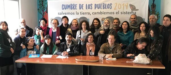 Lanzamiento de la Cumbre de los Pueblos 2019 - Sputnik Mundo