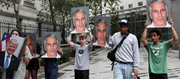 Los retratos de Jeffrey Epstein, multimillionario estadounidense - Sputnik Mundo