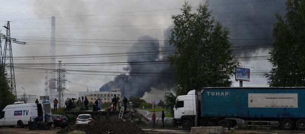 Incendio en una planta termoeléctrica en Moscú  - Sputnik Mundo