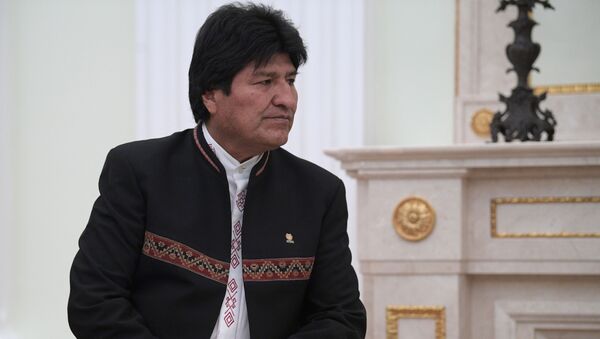 Evo Morales, presidente boliviano - Sputnik Mundo