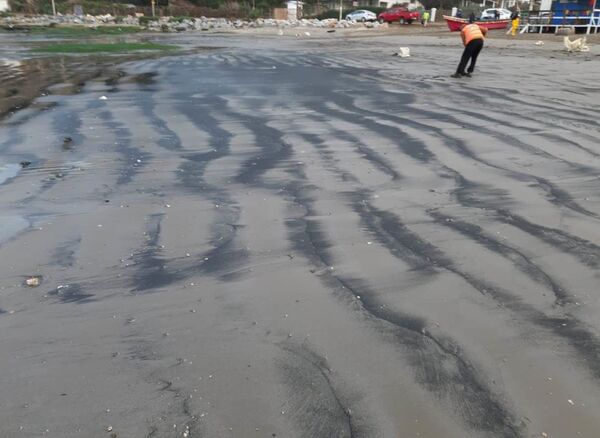 Carbón en playas chilenas: una historia de nunca acabar (fotos) Carbón en playas chilenas: una historia de nunca acabar (fotos) - Sputnik Mundo