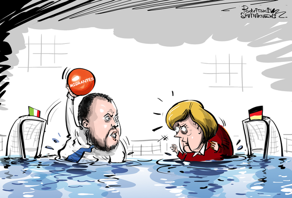 Italia: la ambición de Salvini resucita a la izquierda - Sputnik Mundo