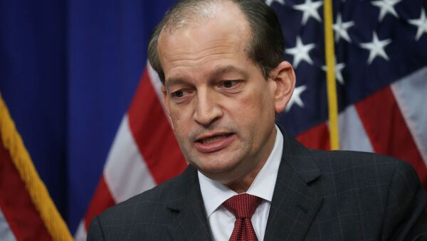 Alexander Acosta, secretario de Trabajo de EEUU - Sputnik Mundo