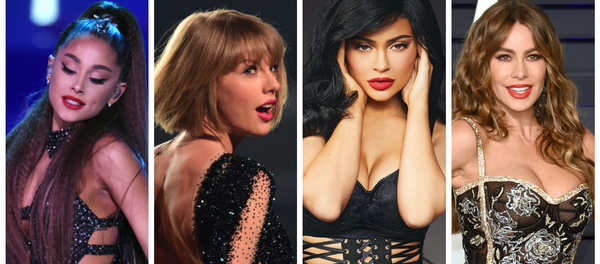 Ariana Grande, Taylor Swift, Kylie Jenner y Sofía Vergara Ariana Grande, Taylor Swift, Kylie Jenner y Sofía Vergara - Sputnik Mundo