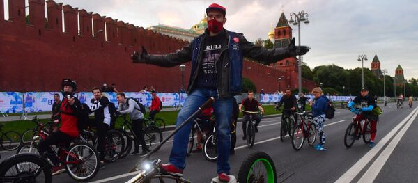 El festival de bicicletas en Moscú - Sputnik Mundo