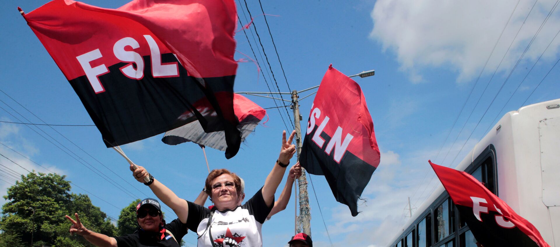 Simpatizantes del Frente Sandinista de Liberación Nacional (FSLN) - Sputnik Mundo, 1920, 18.07.2019