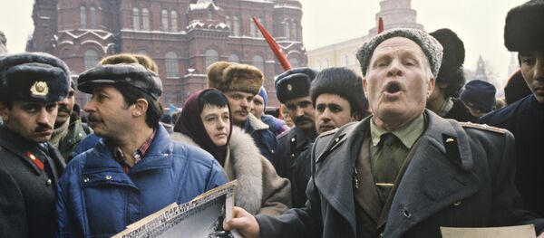 Manifestación a favor de la unidad de la Unión Soviética - Sputnik Mundo