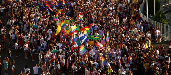 La celebración de la semana del Orgullo LGTB en Madrid La celebración de la semana del Orgullo LGTB en Madrid - Sputnik Mundo