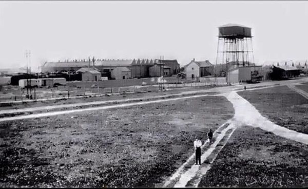 Fotografía histórica del taller ferroviario de Mechita, Argentina - Sputnik Mundo