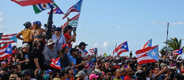 Manifestaciones en Puerto Rico - Sputnik Mundo