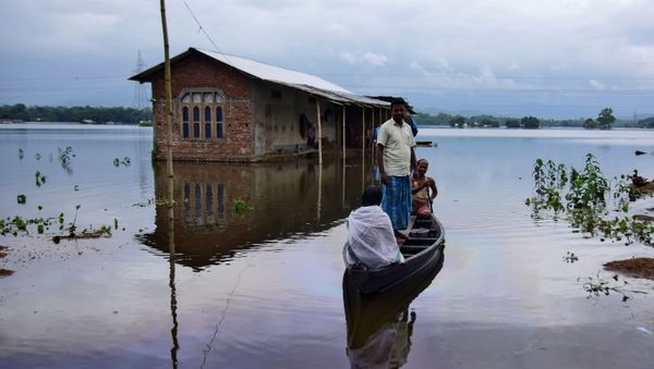 Inundaciones en la India Inundaciones en la India - Sputnik Mundo