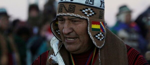 El presidente boliviano Evo Morales - Sputnik Mundo