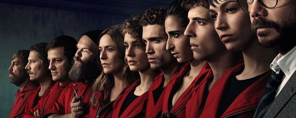 Los protagonistas de la serie 'La casa de papel' - Sputnik Mundo