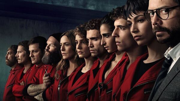 Los protagonistas de la serie 'La casa de papel' - Sputnik Mundo