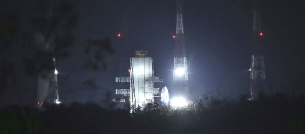 Lanzamiento de la misión lunar india Chandrayaan 2 Lanzamiento de la misión lunar india Chandrayaan 2 - Sputnik Mundo