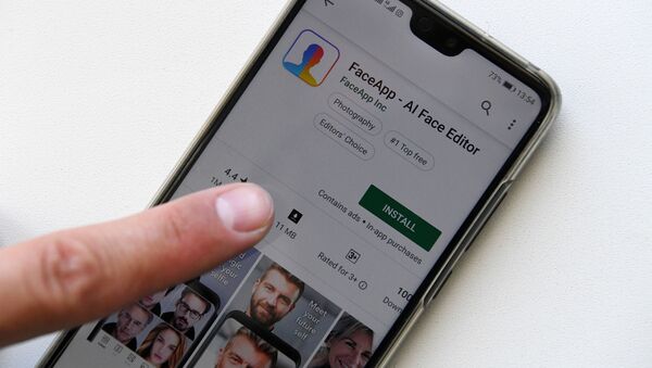 La aplicación FaceApp - Sputnik Mundo