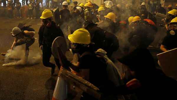 Protestas en Hong Kong - Sputnik Mundo