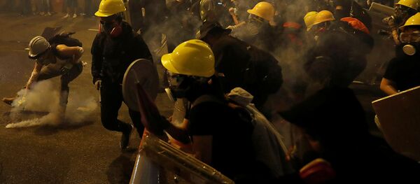 Protestas en Hong Kong - Sputnik Mundo