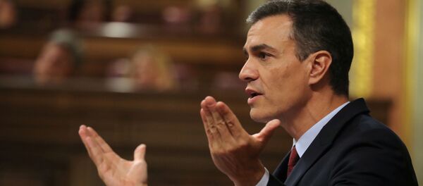 Pedro Sánchez, líder del Partido Socialista Obrero Español (PSOE) y candidato a la presidencia del Gobierno - Sputnik Mundo