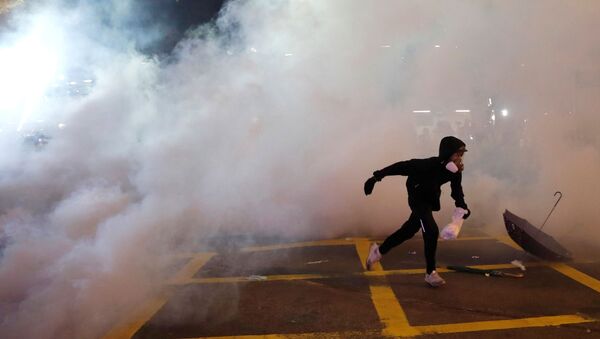 Protestas en Hong Kong - Sputnik Mundo