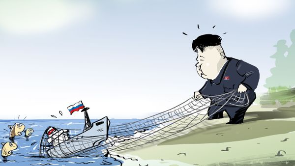 Kim Jong-un pesca un barco ruso Kim Jong-un pesca un barco ruso - Sputnik Mundo