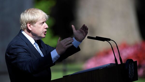 Boris Johnson, primer ministro del Reino Unido - Sputnik Mundo