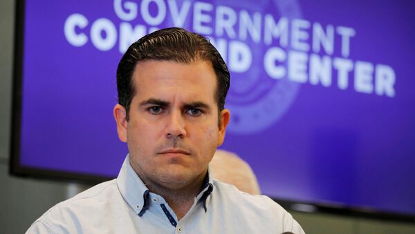 Ricardo Rosselló, gobernador de Puerto Rico - Sputnik Mundo