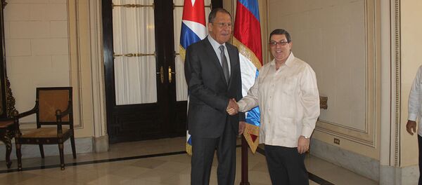 El canciller ruso, Serguéi Lavrov, y su par cubano Bruno Rodríguez El canciller ruso, Serguéi Lavrov, y su par cubano Bruno Rodríguez - Sputnik Mundo