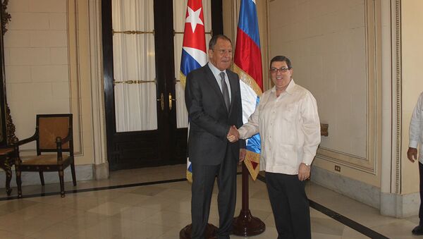 El canciller ruso, Serguéi Lavrov, y su par cubano Bruno Rodríguez El canciller ruso, Serguéi Lavrov, y su par cubano Bruno Rodríguez - Sputnik Mundo