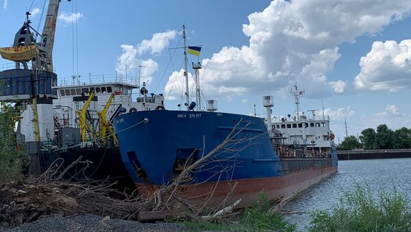 El petrolero ruso NEYMA, detenido por el Servicio de Seguridad de Ucrania - Sputnik Mundo