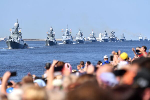 La Armada rusa se prepara para celebrar su gran día - Sputnik Mundo