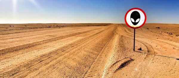 Una señal de extraterrestre (imagen referencial) - Sputnik Mundo