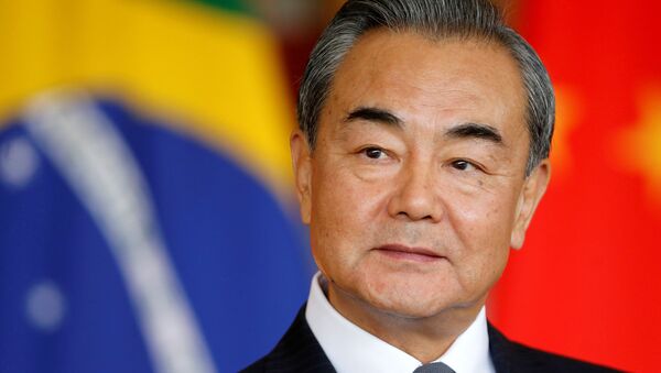 Wang Yi, ministro de Relaciones Exteriores de China - Sputnik Mundo